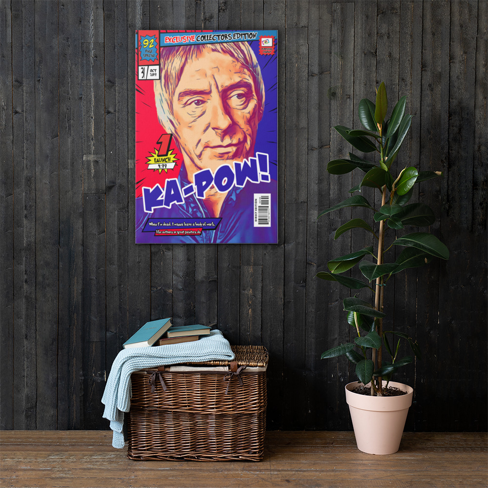 [PAUL WELLER] – Comic Book Cover Art (Available in 3 formats and 3 different sizes)