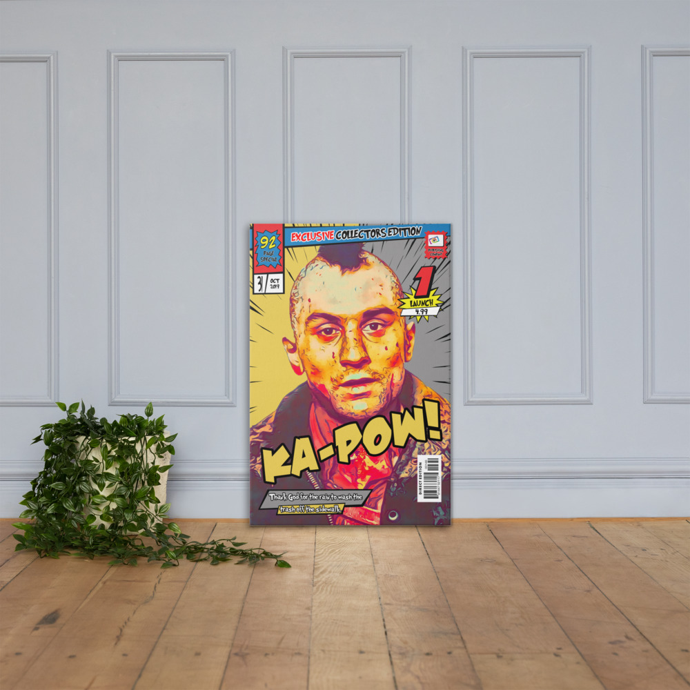 [TRAVIS BICKLE - TAXI DRIVER] – Comic Book Cover Art (Available in 3 formats and 3 different sizes)
