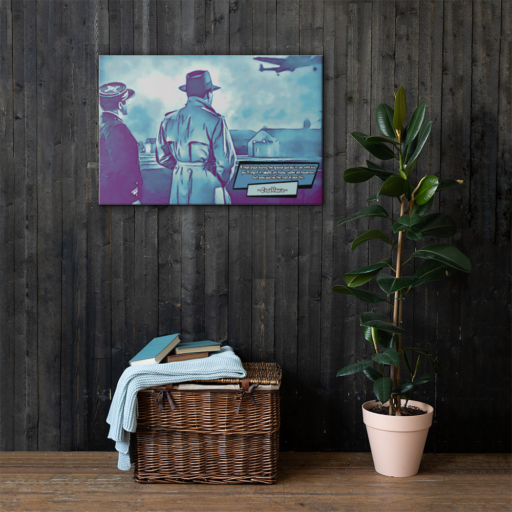 [CASABLANCA]– Comic Icons Art (Available in 3 formats and 3 different sizes)