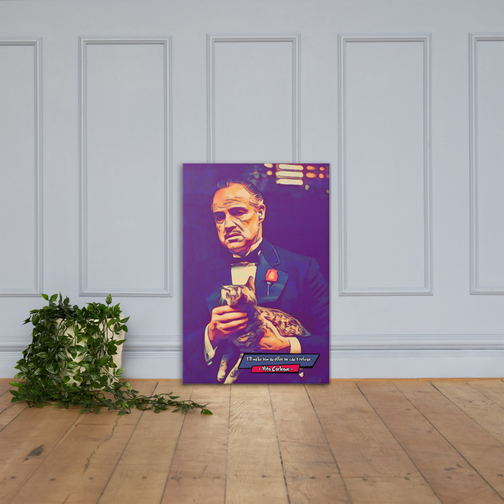 [THE GODFATHER]– Comic Icons Art (Available in 3 formats and 3 different sizes)