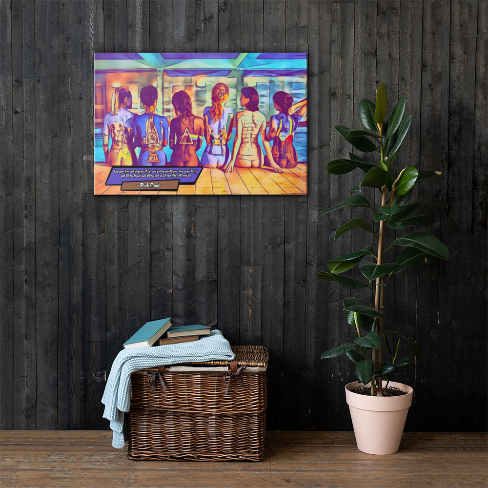 [PINK FLOYD - THE ALBUM COVERS]– Comic Icons Art (Available in 3 formats and 3 different sizes)