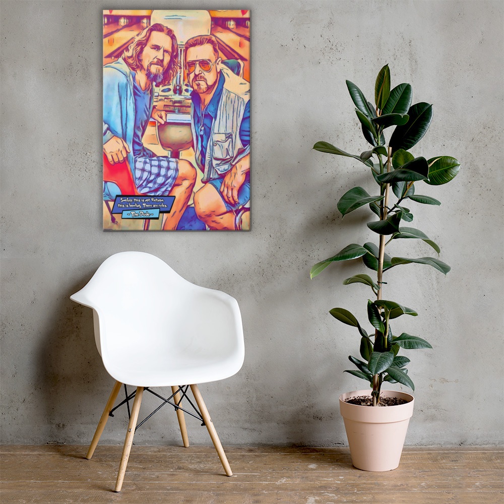[THE DUDE - THE BIG LEBOWSKI]– Comic Icons Art (Available in 3 formats and 3 different sizes)