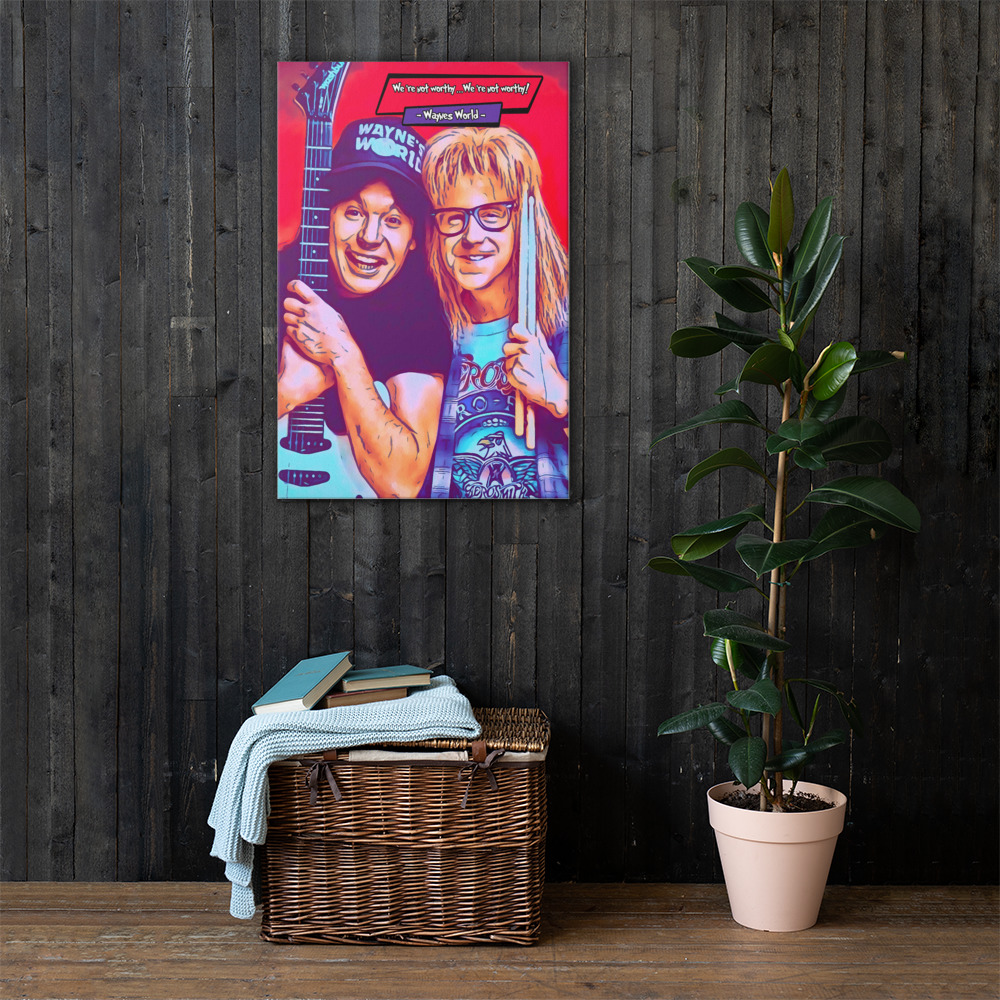 [WAYNES WORLD]– Comic Icons Art (Available in 3 formats and 3 different sizes)