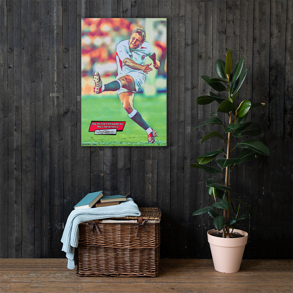 [JONNY WILKINSON]– Comic Icons Art (Available in 3 formats and 3 different sizes)