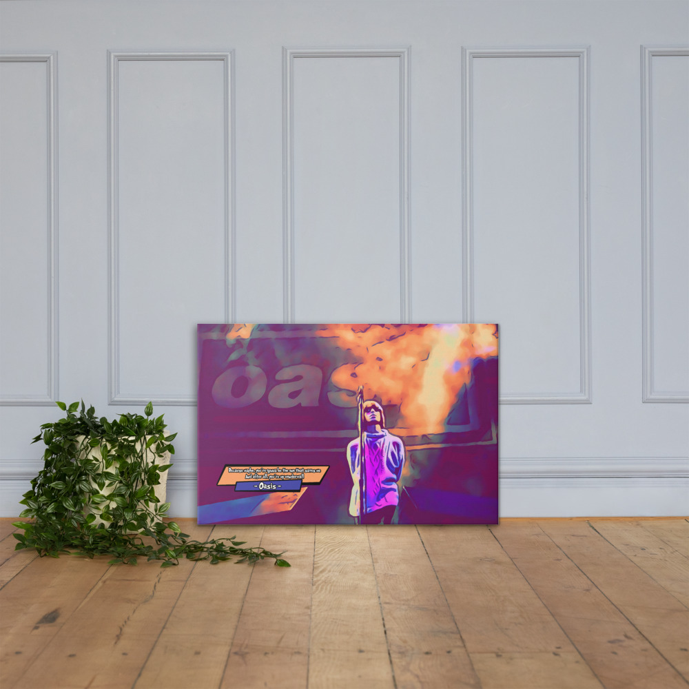 [OASIS - KNEBWORTH]– Comic Icons Art (Available in 3 formats and 3 different sizes)