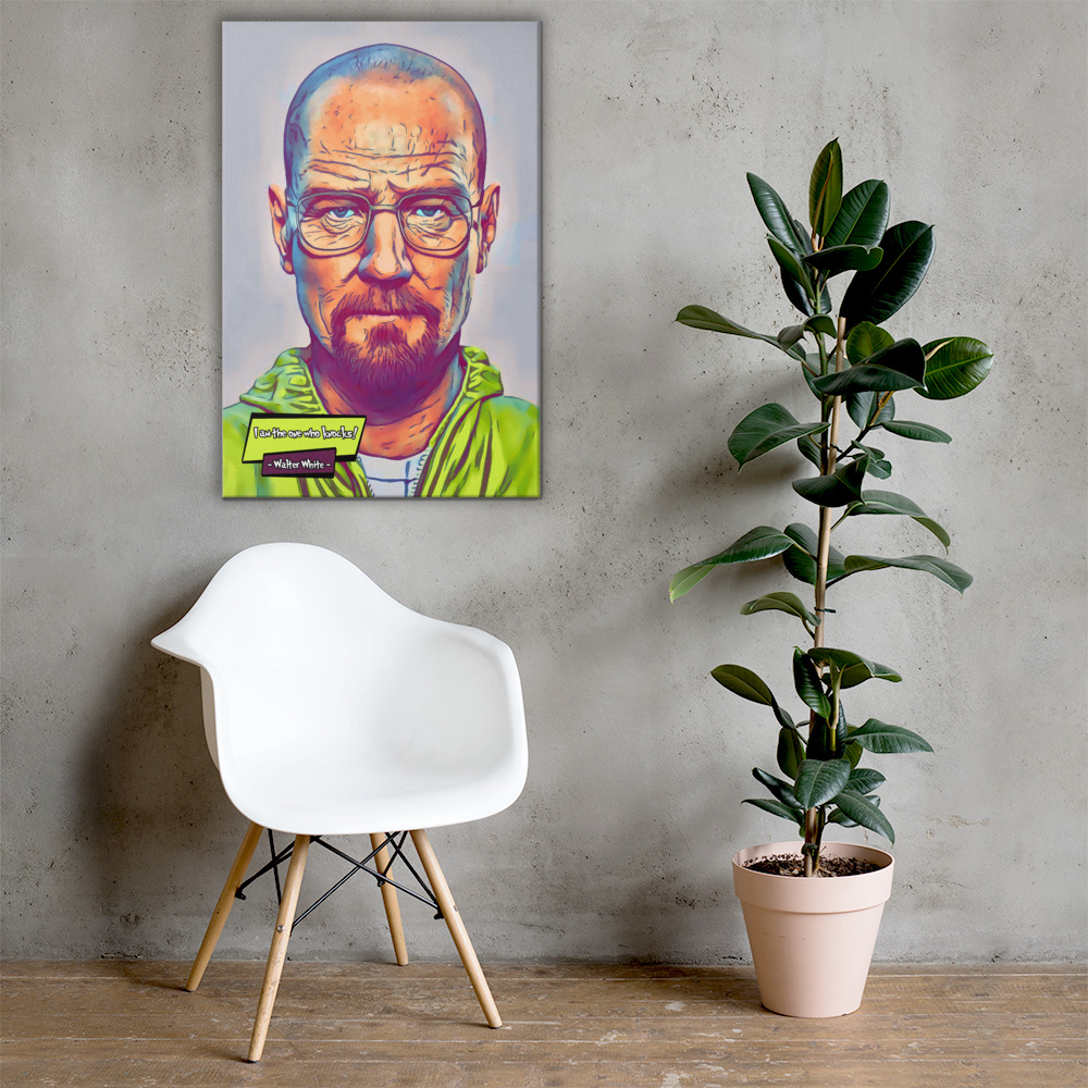 [WALTER WHITE - BREAKING BAD]– Comic Icons Art (Available in 3 formats and 3 different sizes)
