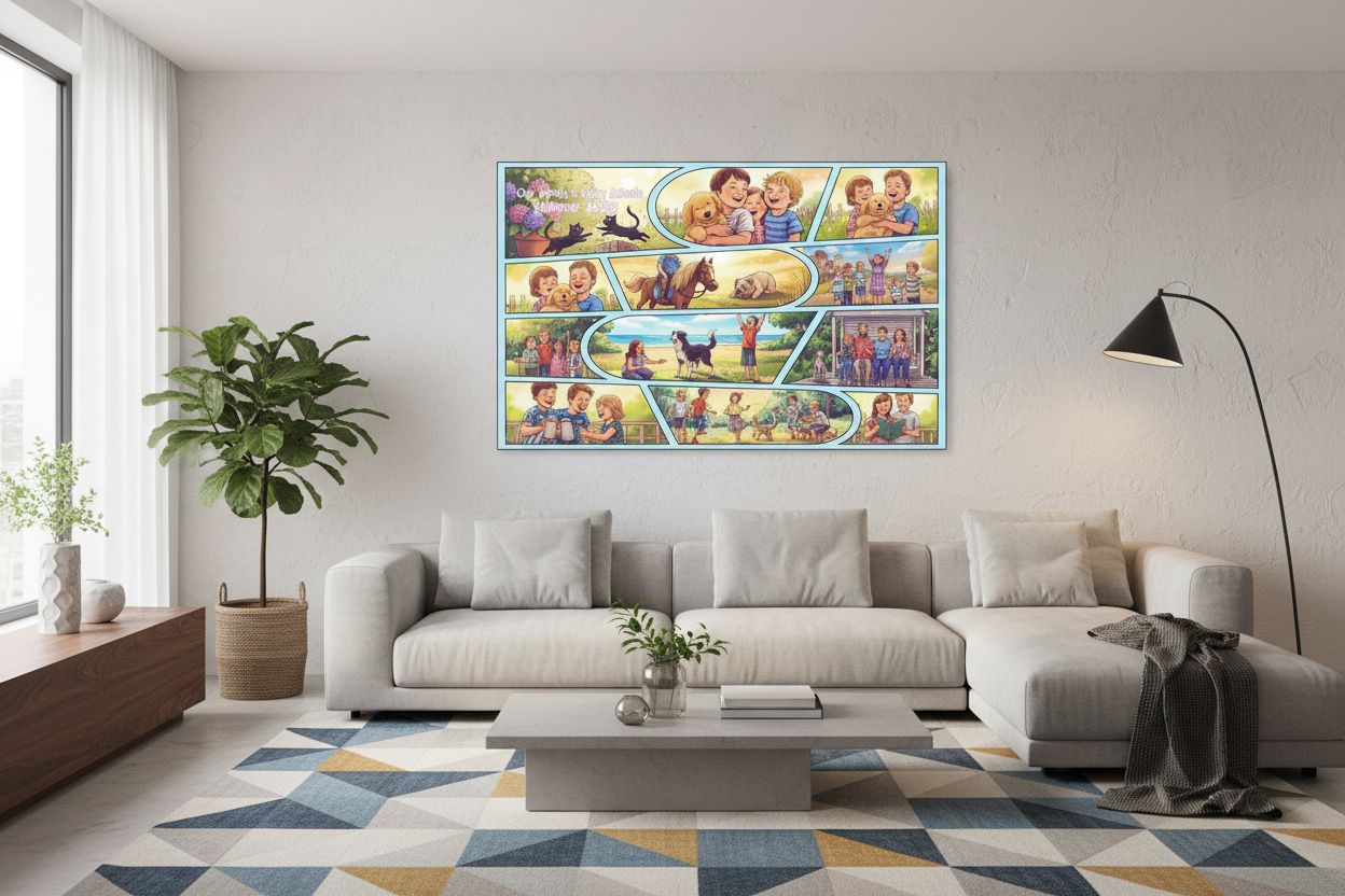 [PERSONALISED] – Comic Strip Art (Available in 3 formats and 3 different sizes)