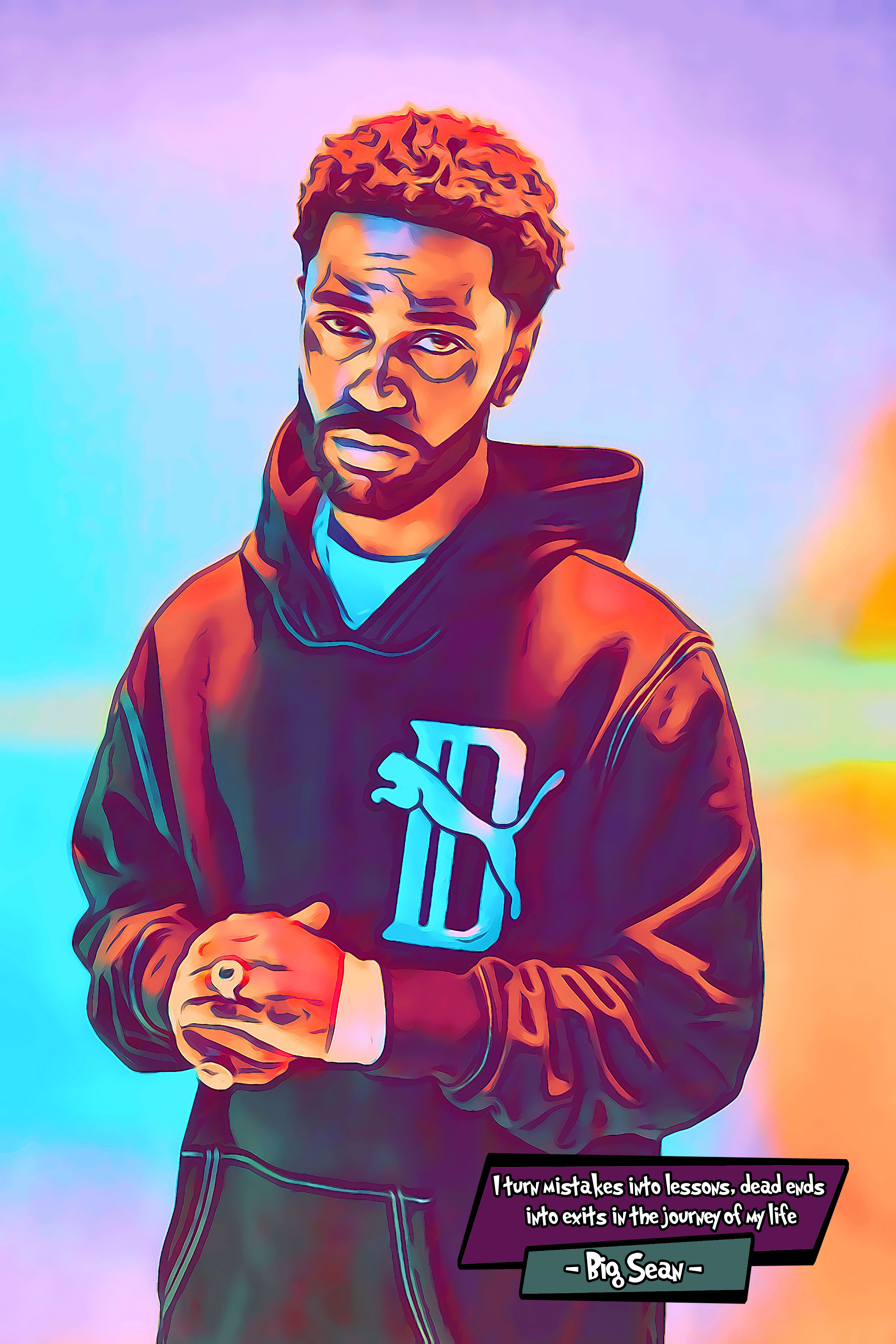 [BIG SEAN]– Comic Icons Art (Available in 3 formats and 3 different sizes)