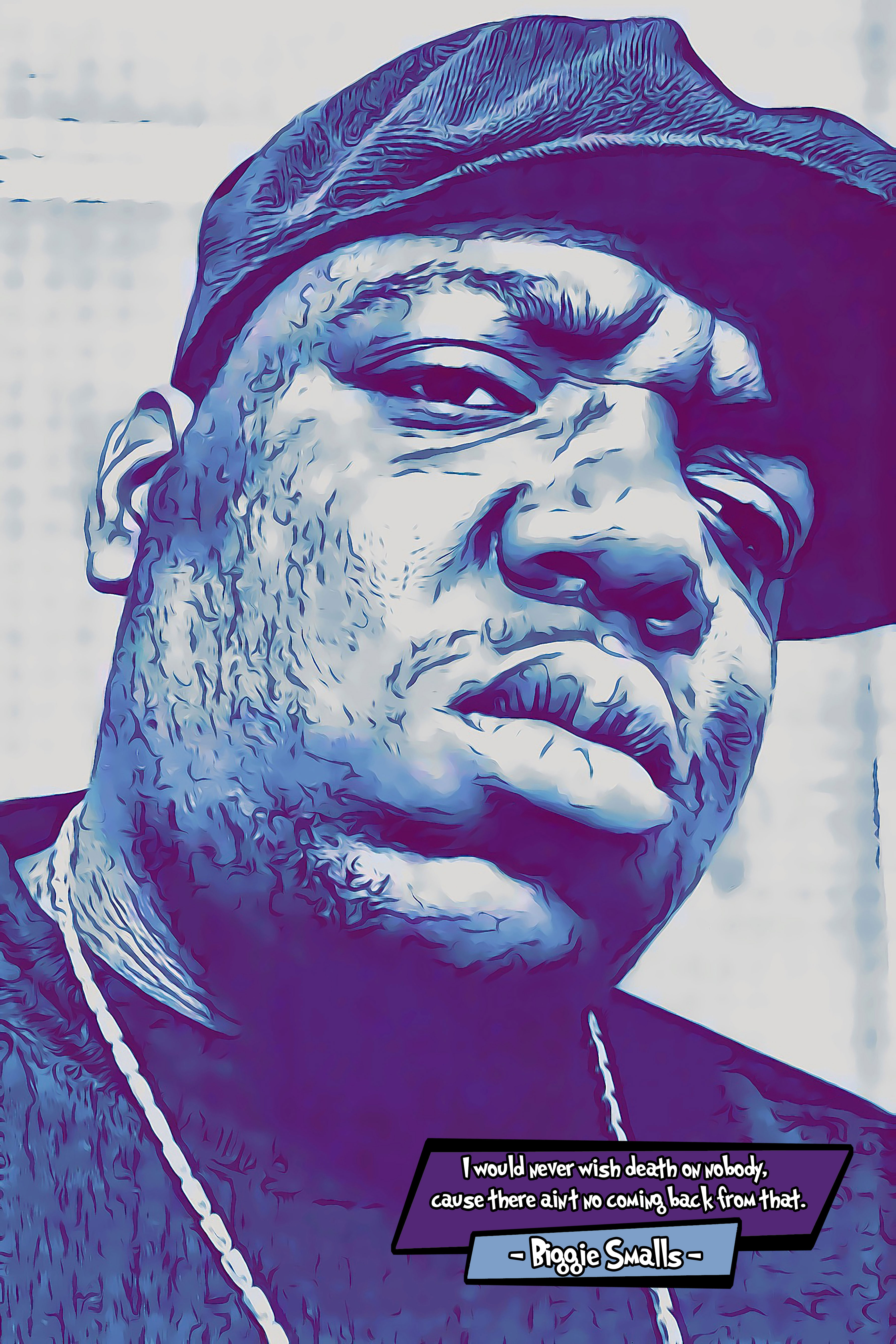 [NOTORIOUS BIG]– Comic Icons Art (Available in 3 formats and 3 different sizes)