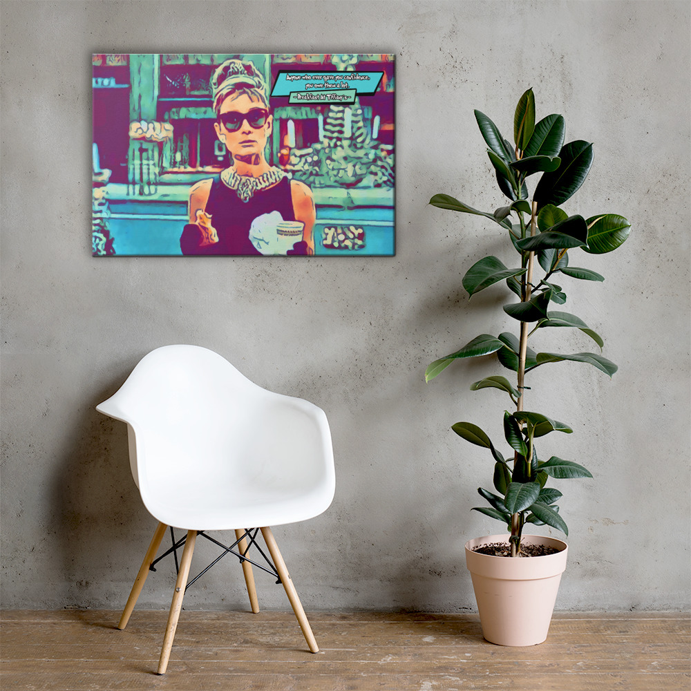 [BREAKFAST AT TIFFANYS]– Comic Icons Art (Available in 3 formats and 3 different sizes)