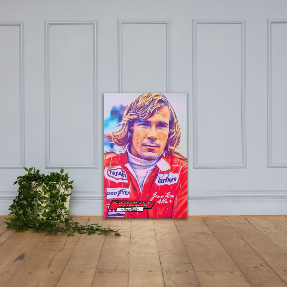 [JAMES HUNT]– Comic Icons Art (Available in 3 formats and 3 different sizes)