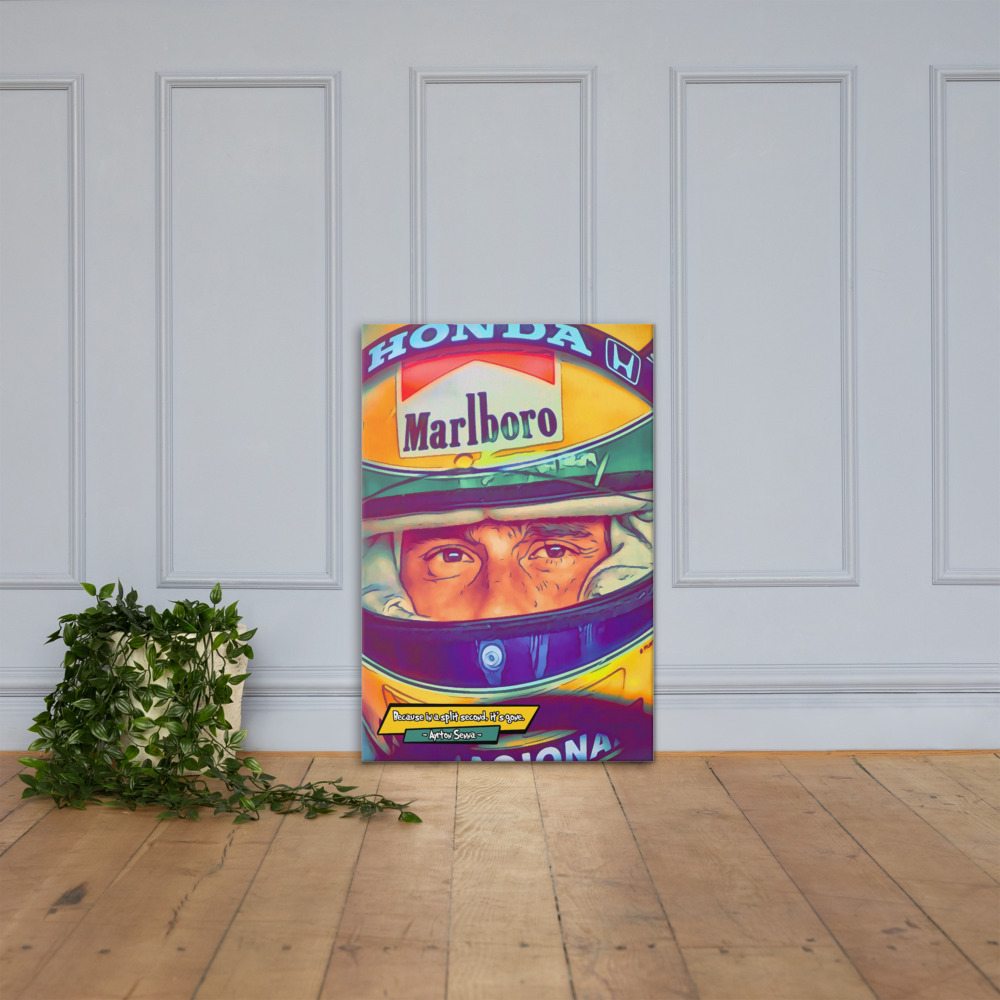 [AYRTON SENNA]– Comic Icons Art (Available in 3 formats and 3 different sizes)