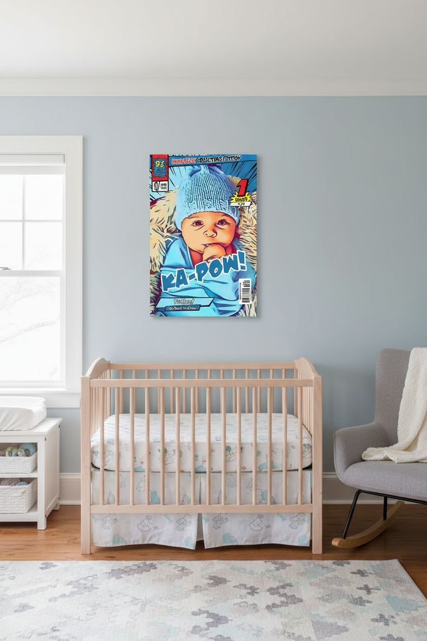 [PERSONALISED] – Comic Book Cover Art (Available in 3 formats and 3 different sizes)