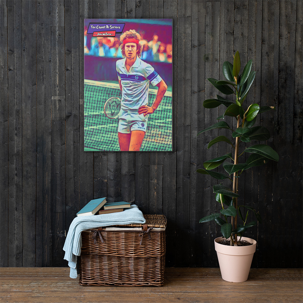 [JOHN MCENROE]– Comic Icons Art (Available in 3 formats and 3 different sizes)