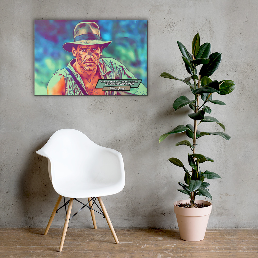 [INDIANA JONES]– Comic Icons Art (Available in 3 formats and 3 different sizes)