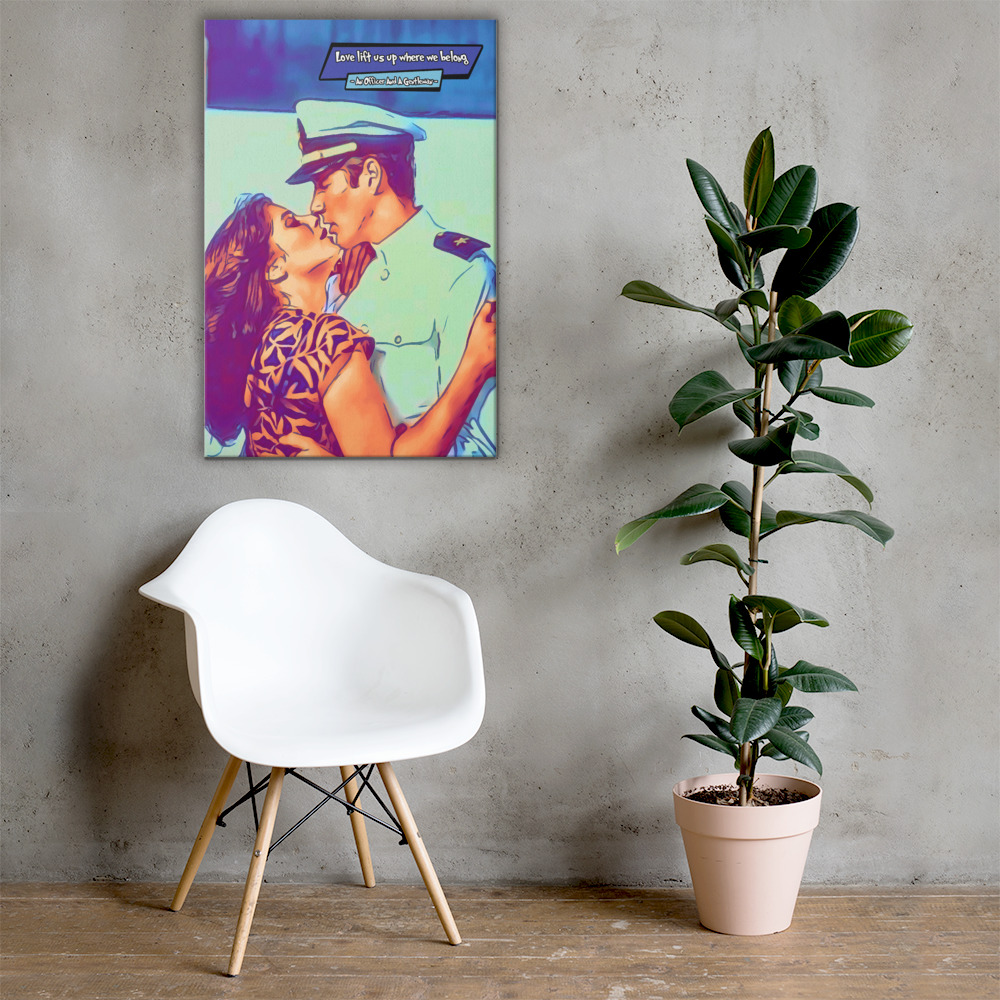 [AN OFFICER AND A GENTLEMAN]– Comic Icons Art (Available in 3 formats and 3 different sizes)