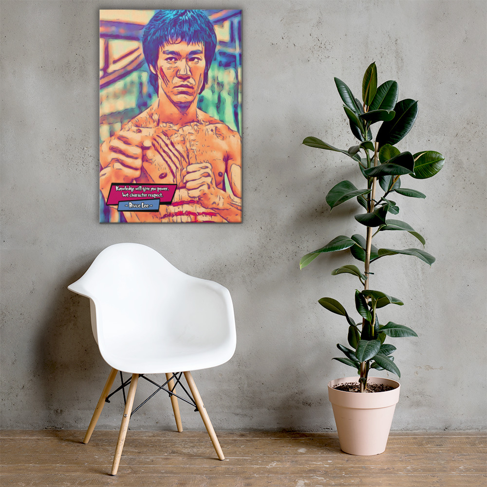 [BRUCE LEE]– Comic Icons Art (Available in 3 formats and 3 different sizes)
