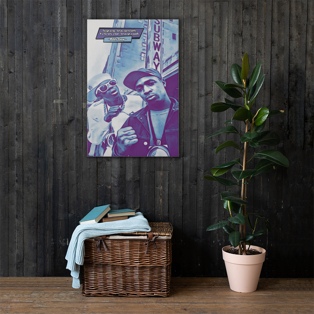 [PUBLIC ENEMY]– Comic Icons Art (Available in 3 formats and 3 different sizes)