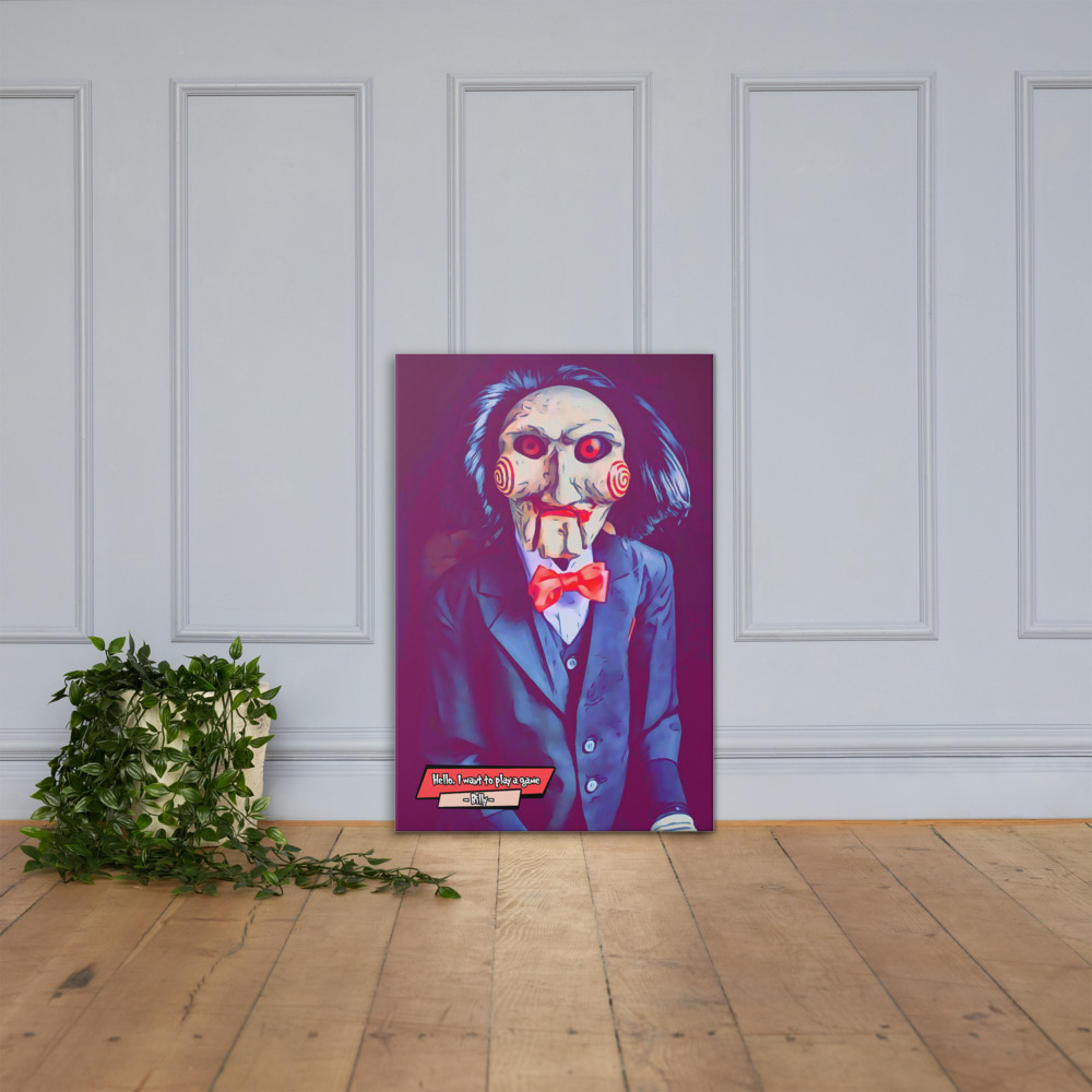 [BILLY - SAW]– Comic Icons Art (Available in 3 formats and 3 different sizes)