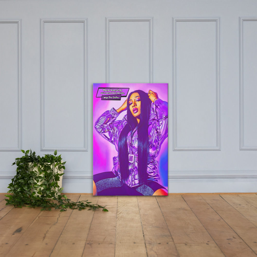 [MEGAN THEE STALLION]– Comic Icons Art (Available in 3 formats and 3 different sizes)