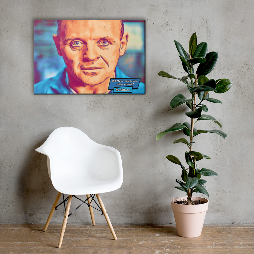 [HANNIBAL LECTER]– Comic Icons Art (Available in 3 formats and 3 different sizes)