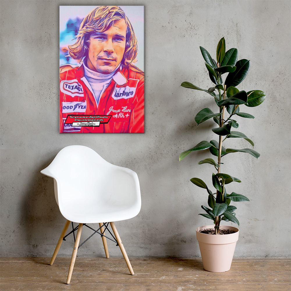 [JAMES HUNT]– Comic Icons Art (Available in 3 formats and 3 different sizes)