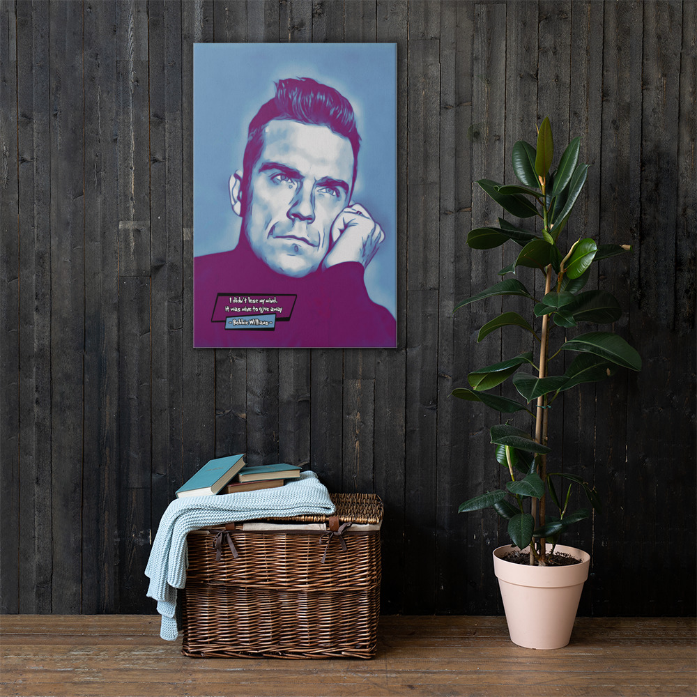 [ROBBIE WILLIAMS]– Comic Icons Art (Available in 3 formats and 3 different sizes)