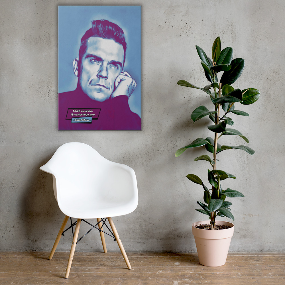[ROBBIE WILLIAMS]– Comic Icons Art (Available in 3 formats and 3 different sizes)