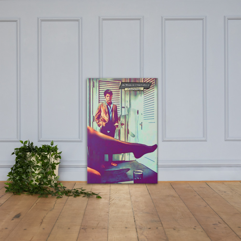 [THE GRADUATE]– Comic Icons Art (Available in 3 formats and 3 different sizes)