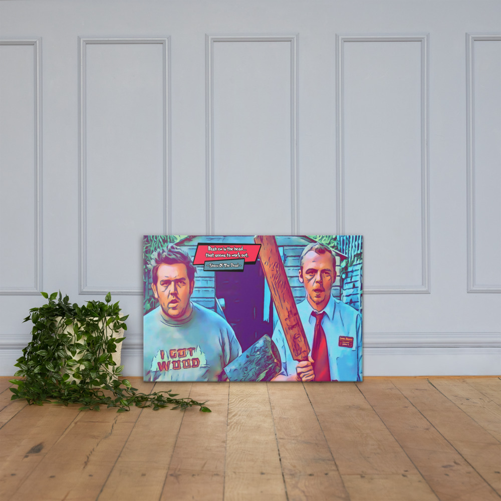 [SHAUN OF THE DEAD]– Comic Icons Art (Available in 3 formats and 3 different sizes)