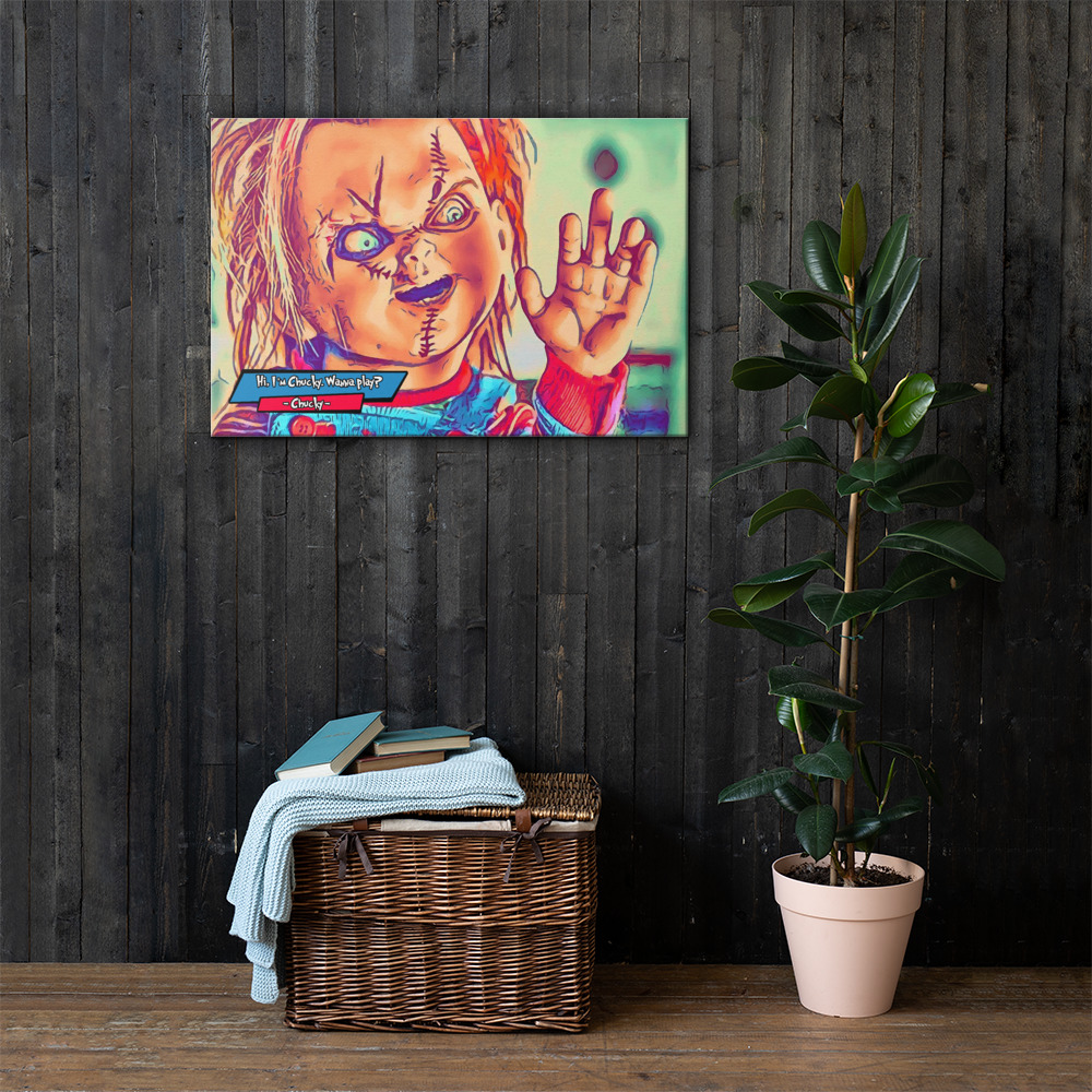 [CHUCKY]– Comic Icons Art (Available in 3 formats and 3 different sizes)