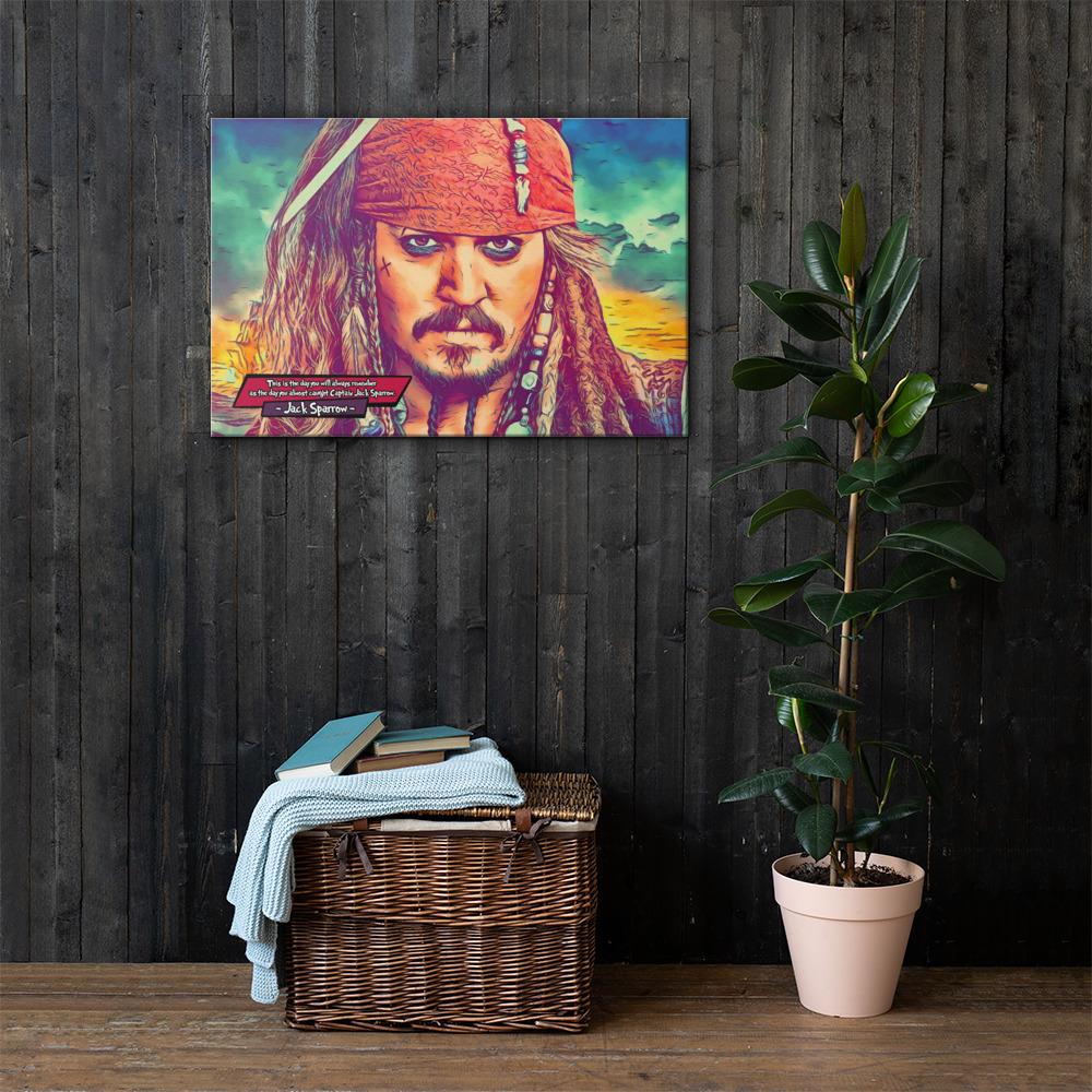 [JACK SPARROW]– Comic Icons Art (Available in 3 formats and 3 different sizes)