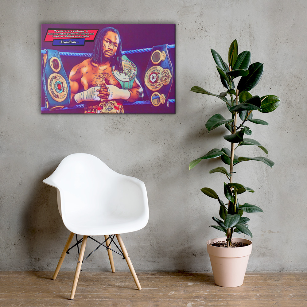 [LENNOX LEWIS]– Comic Icons Art (Available in 3 formats and 3 different sizes)