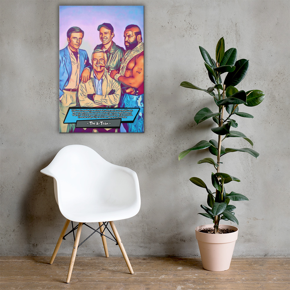 [THE A TEAM]– Comic Icons Art (Available in 3 formats and 3 different sizes)