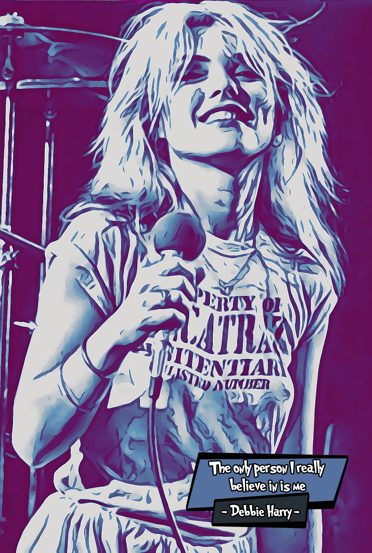 [DEBBIE HARRY]– Comic Icons Art (Available in 3 formats and 3 different sizes)