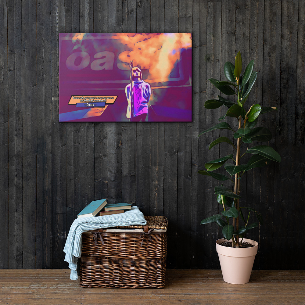 [OASIS - KNEBWORTH]– Comic Icons Art (Available in 3 formats and 3 different sizes)