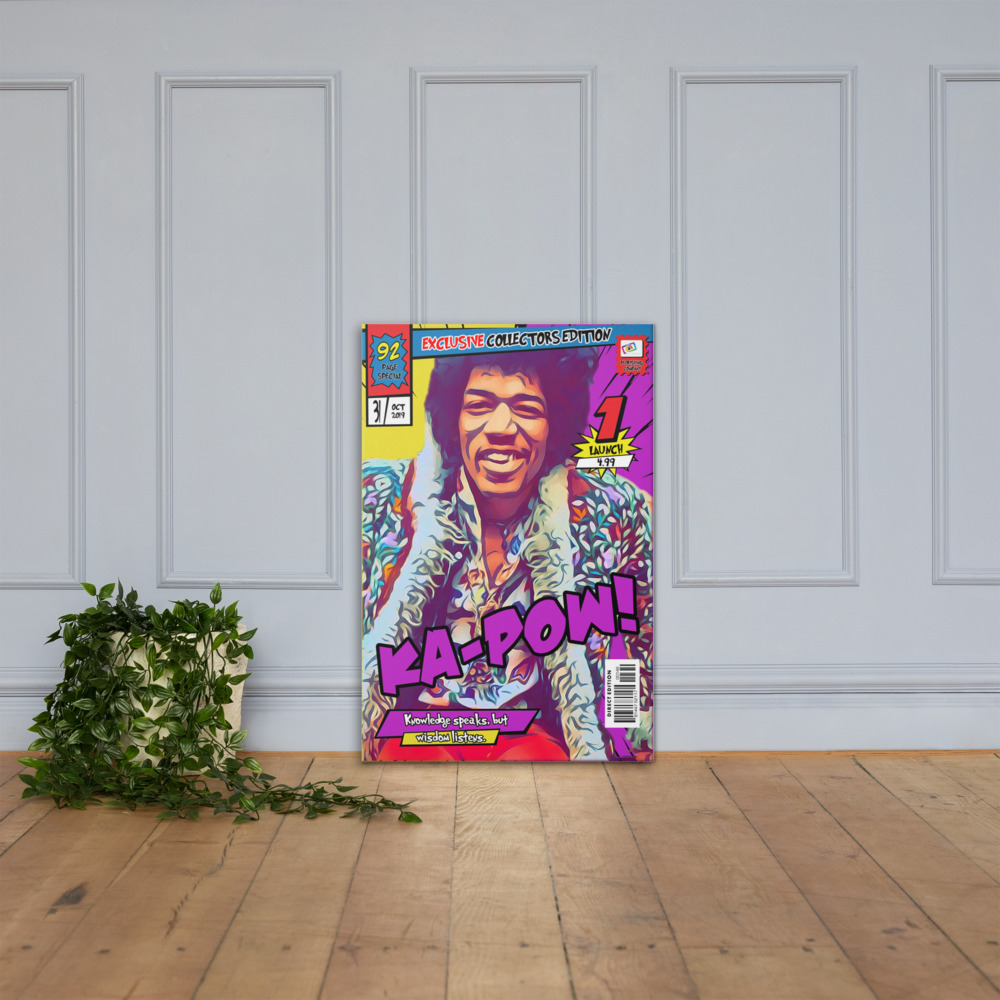[JIMI HENDRIX] – Comic Book Cover Art (Available in 3 formats and 3 different sizes)