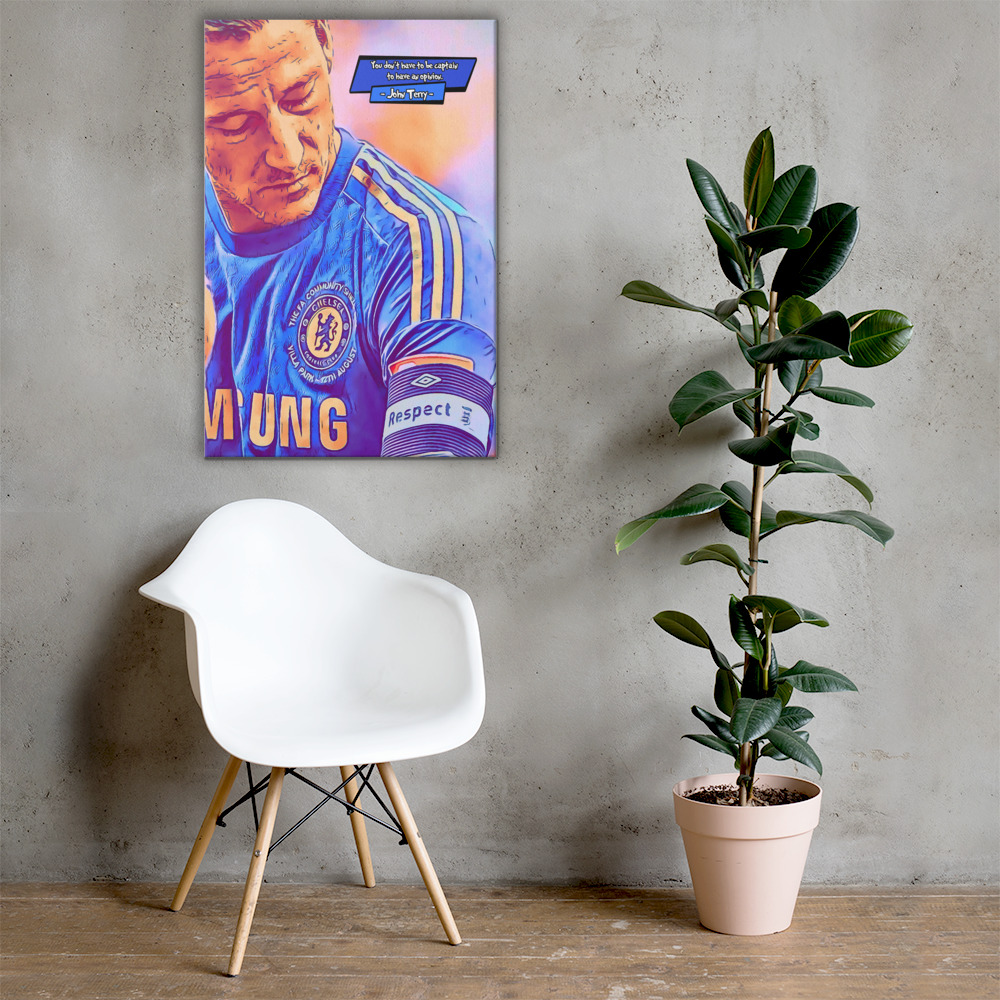 [JOHN TERRY]– Comic Icons Art (Available in 3 formats and 3 different sizes)