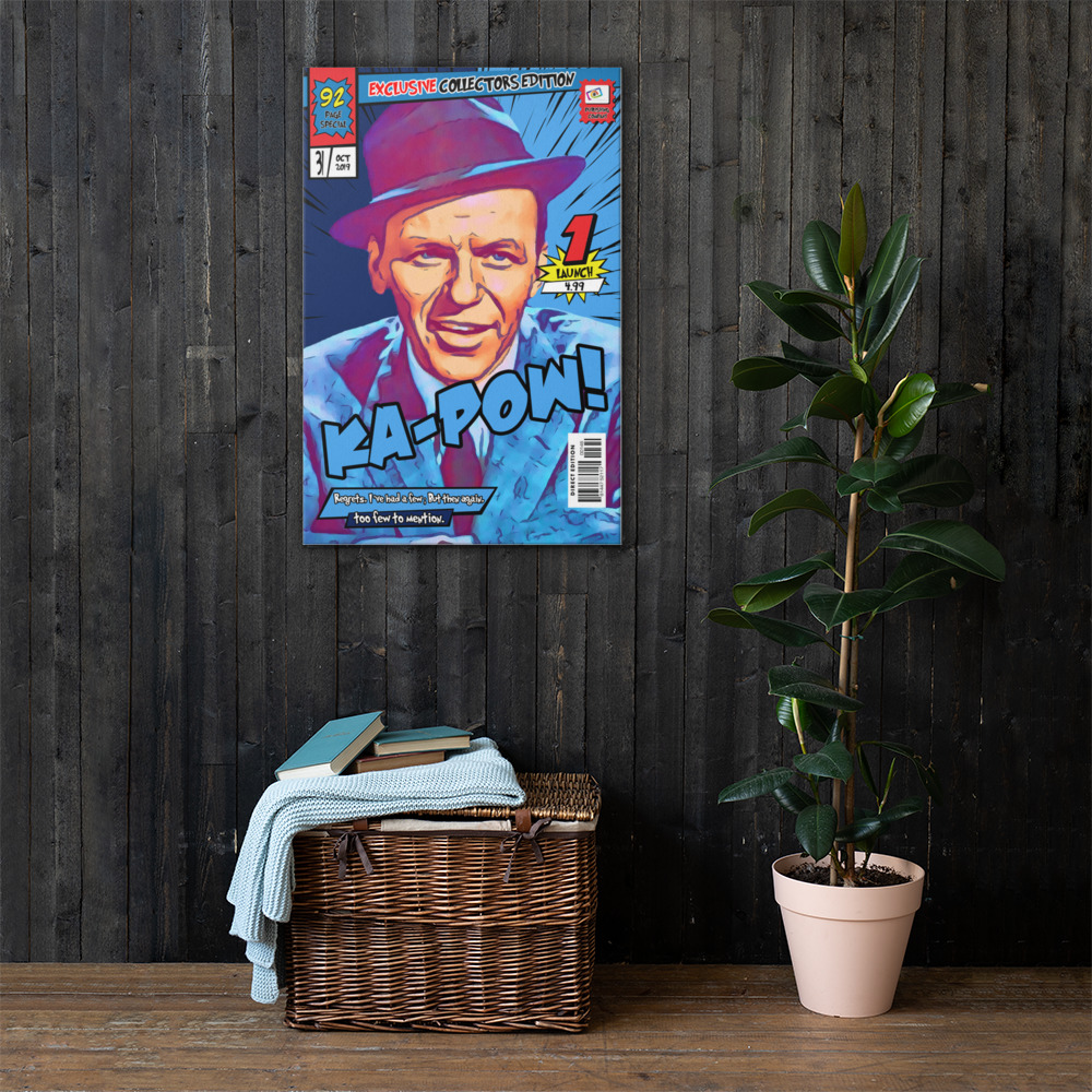[FRANK SINATRA] – Comic Book Cover Art (Available in 3 formats and 3 different sizes)