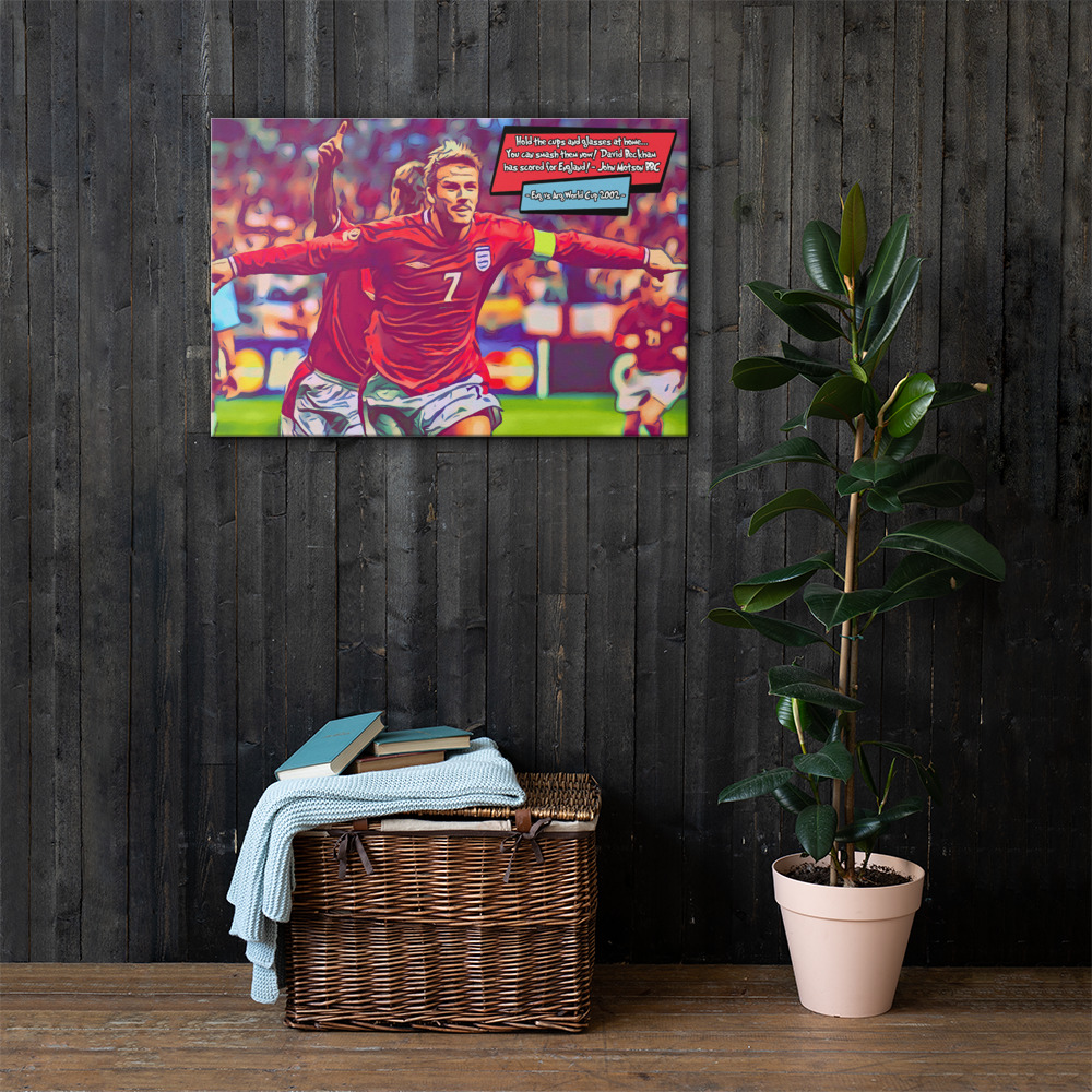 [DAVID BECKHAM]– Comic Icons Art (Available in 3 formats and 3 different sizes)