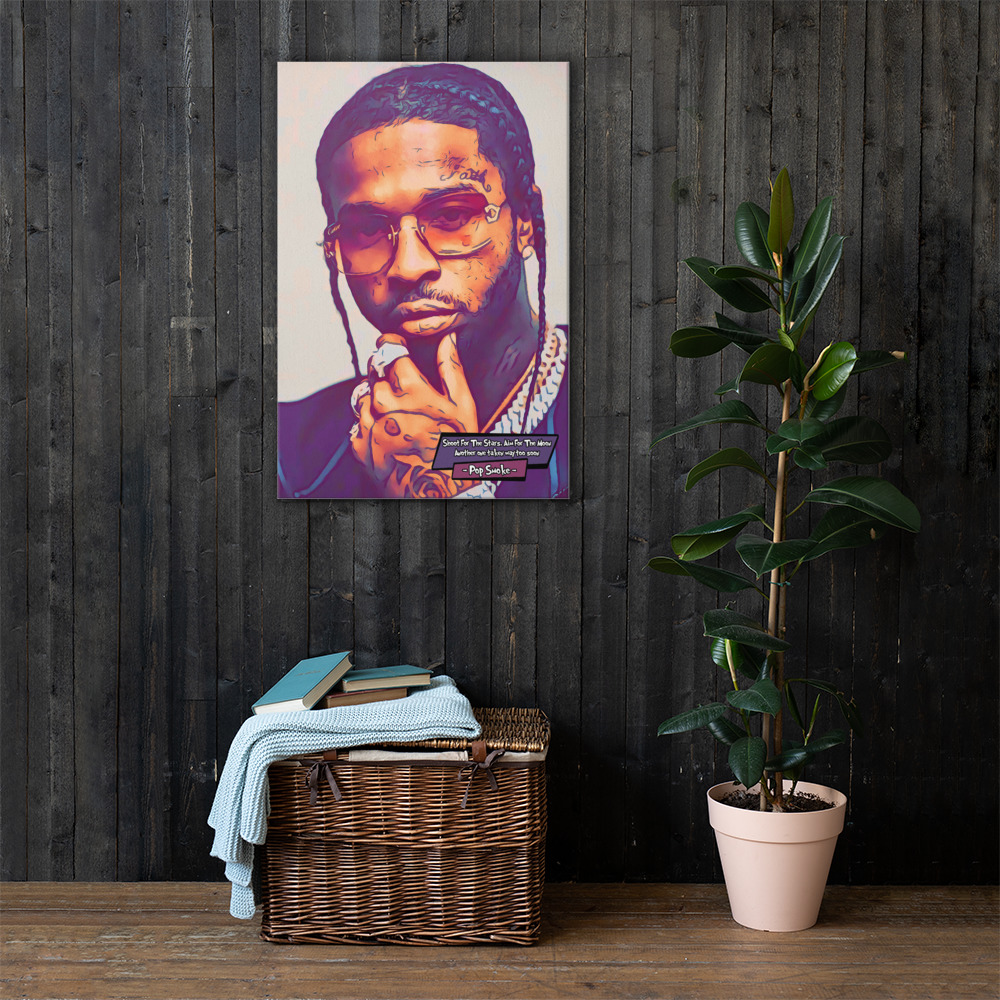 [POP SMOKE]– Comic Icons Art (Available in 3 formats and 3 different sizes)