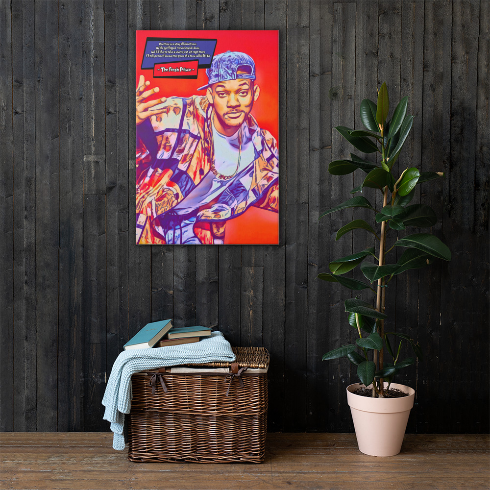 [THE FRESH PRINCE OF BEL AIR]– Comic Icons Art (Available in 3 formats and 3 different sizes)