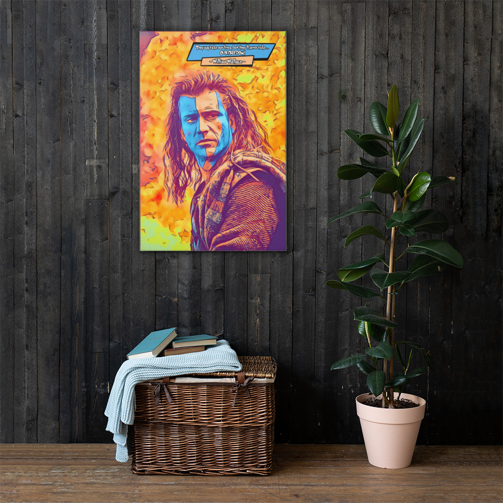 [BRAVEHEART]– Comic Icons Art (Available in 3 formats and 3 different sizes)