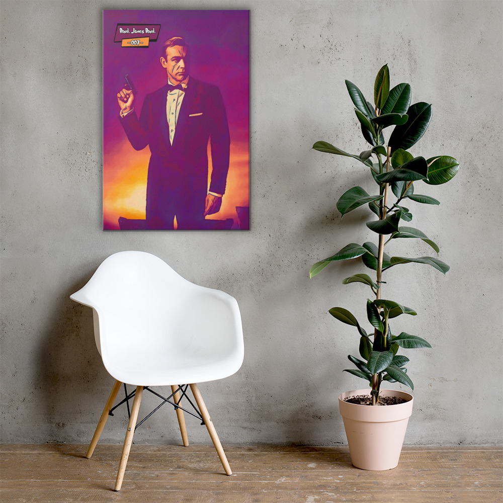 [SEAN CONNERY - 007] – Comic Icons Art (Available in 3 formats and 3 different sizes)
