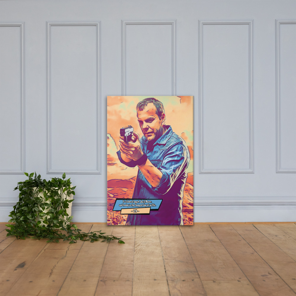 [JACK BAUER - 24]– Comic Icons Art (Available in 3 formats and 3 different sizes)