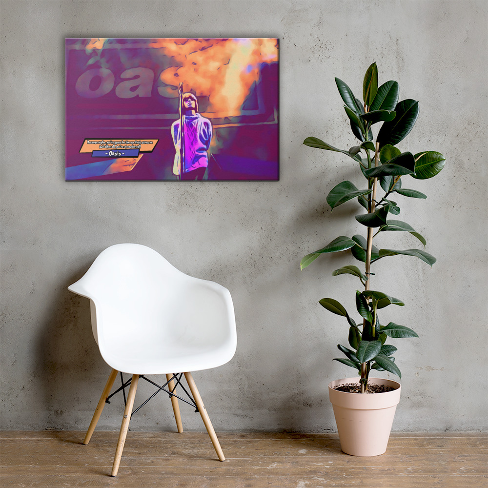 [OASIS - KNEBWORTH]– Comic Icons Art (Available in 3 formats and 3 different sizes)