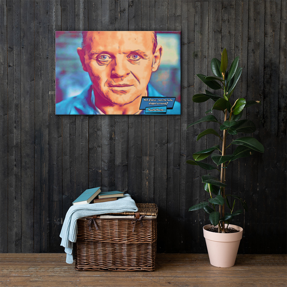 [HANNIBAL LECTER]– Comic Icons Art (Available in 3 formats and 3 different sizes)