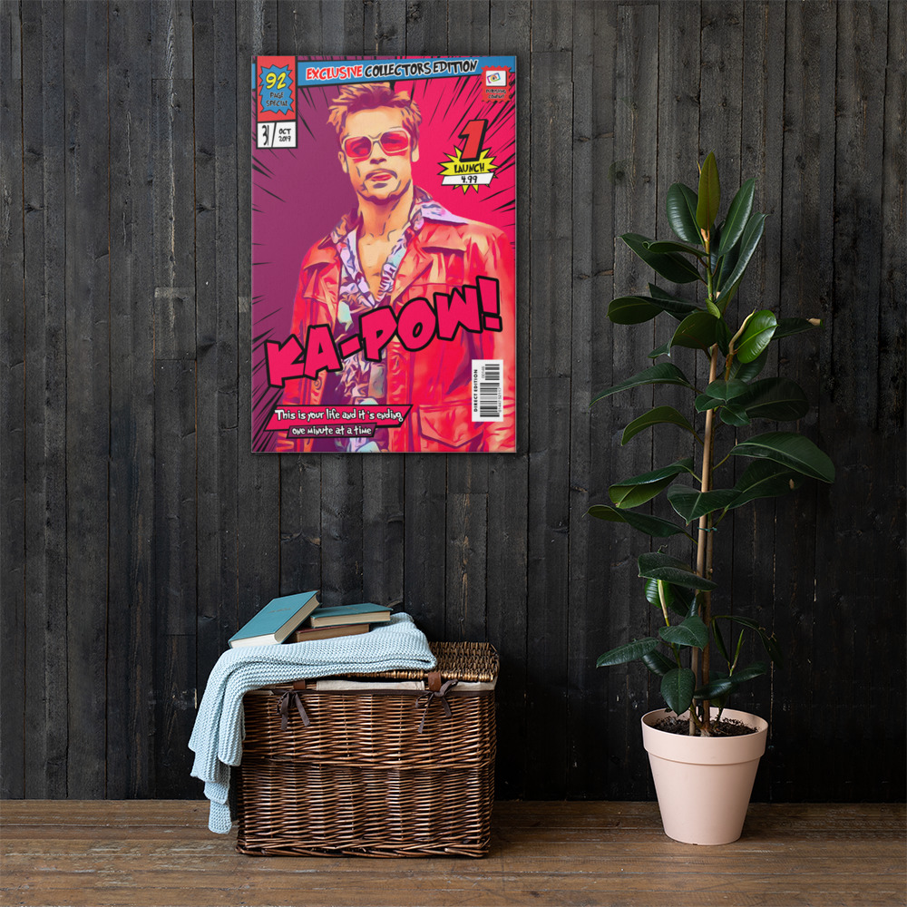 [TYLER DURDEN - FIGHT CLUB] – Comic Book Cover Art (Available in 3 formats and 3 different sizes)