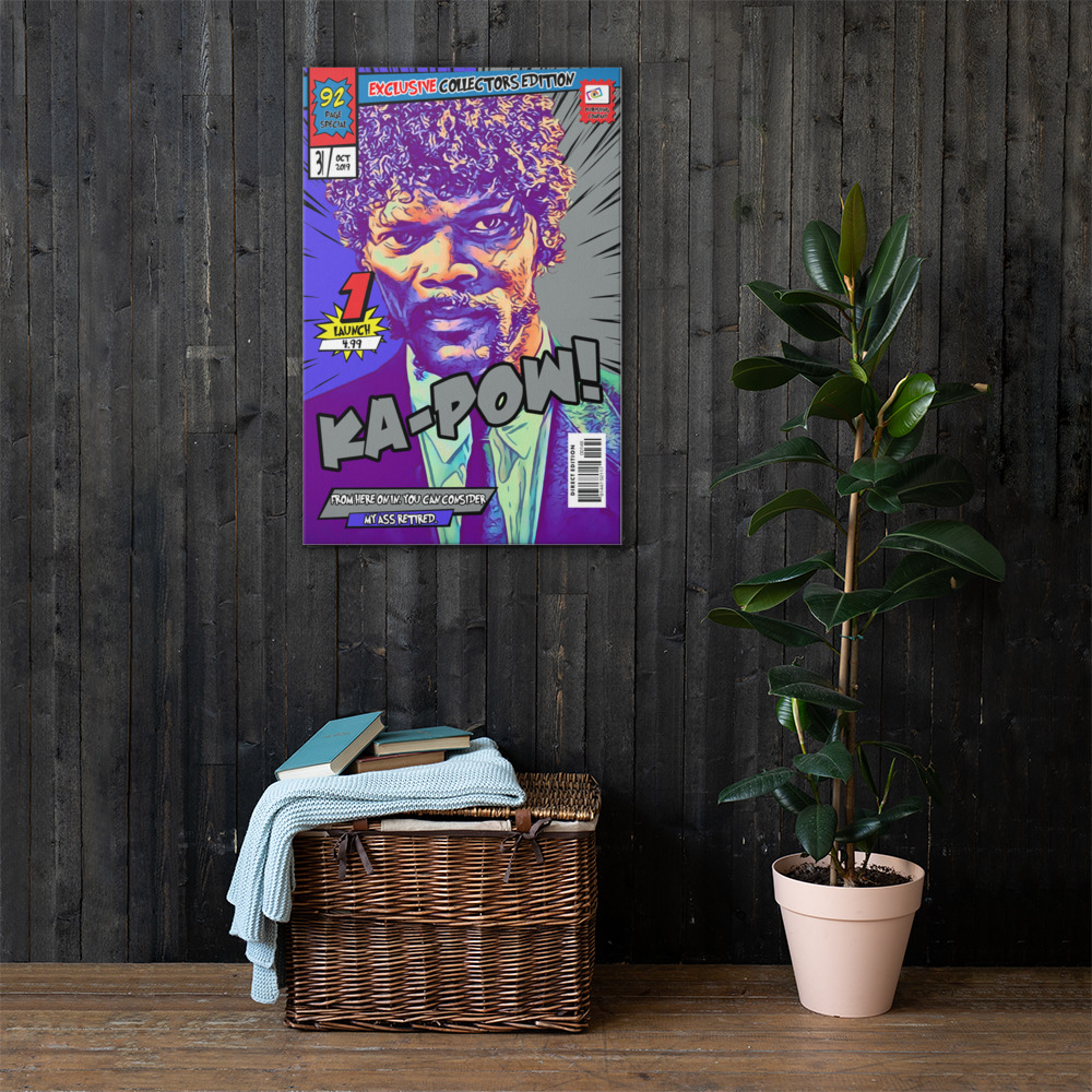 [JULES WINNFIELD - PULP FICTION] – Comic Book Cover Art (Available in 3 formats and 3 different sizes)