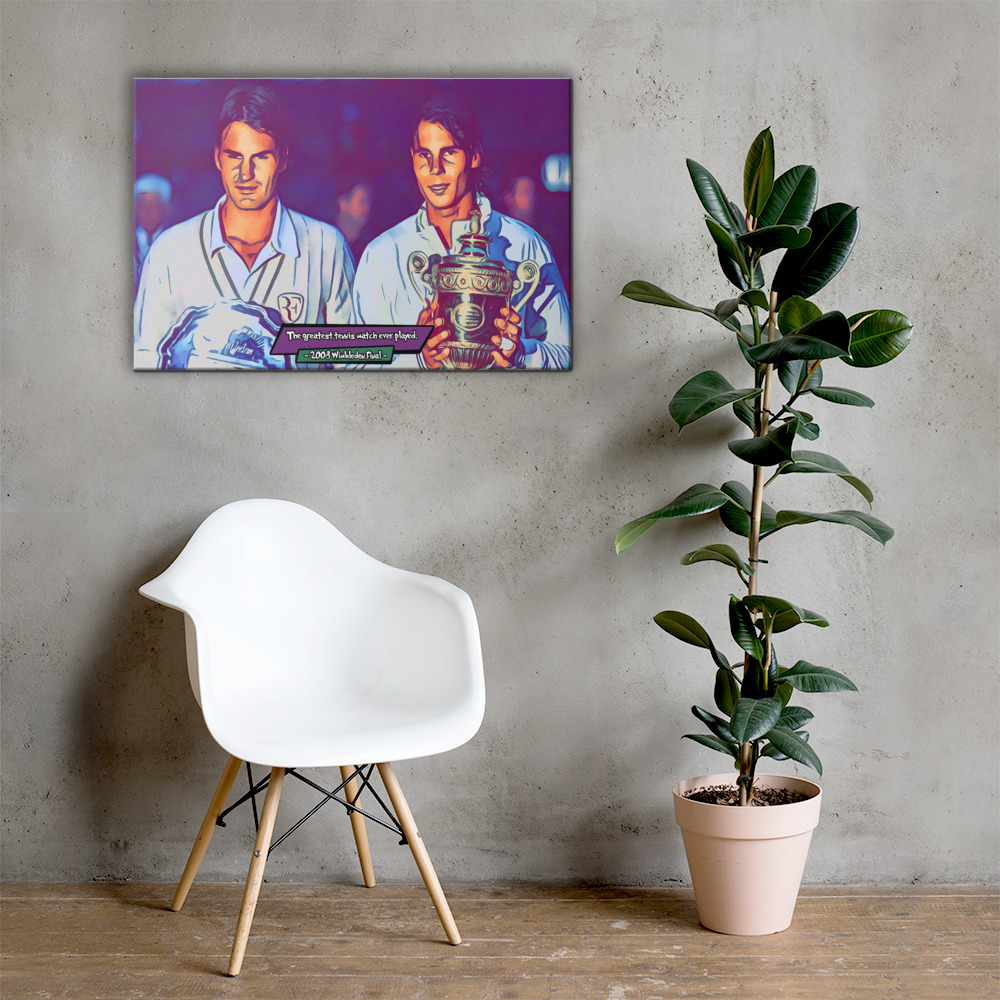 [FEDERER AND NADAL]– Comic Icons Art (Available in 3 formats and 3 different sizes)